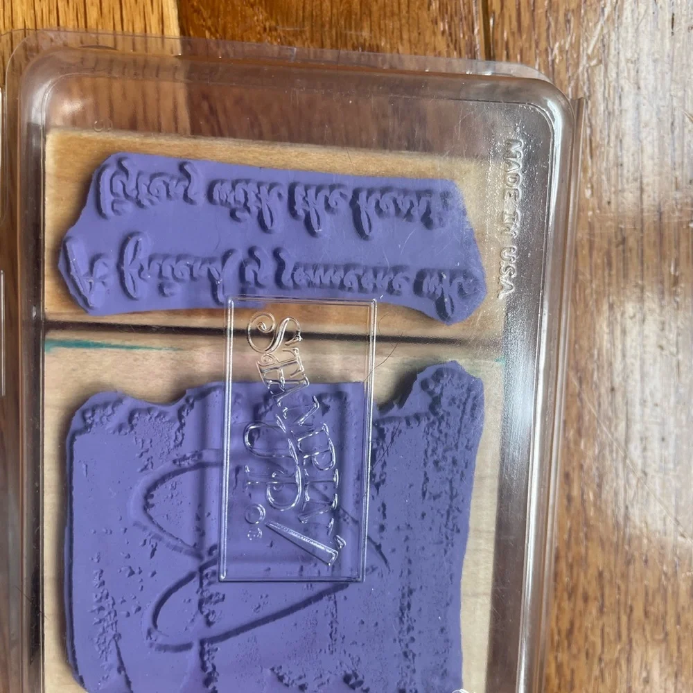 Stampin' Up! | Other | Stampin Up 4 Rubber Stamp Sets | Poshmark